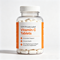 Capsules de Vitamine C à Marque Blanche OEM – Soutien Antioxydant pour la Santé Immunitaire Adulte et l'Éclat de la Peau – Collagène Certifié ISO
