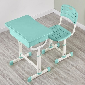 Meubles d'école <span class=keywords><strong>primaire</strong></span>, table d'étude réglable pour un seul élève, table d'écriture pour <span class=keywords><strong>enfant</strong></span>, ensemble de <span class=keywords><strong>bureau</strong></span> et chaise pour enfants - Product Image 5