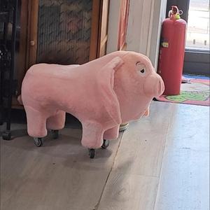 Tabouret à poulie en forme de cochon volant Zxm, mignon, Sonia - Product Image 6