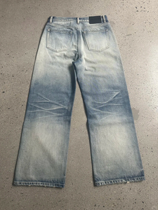 Pantalones Vaqueros YUCHEN Vintage Personalizados de Alta Calidad para Hombre, Estilo Baggy, Lavado <span class=keywords><strong>Monkey</strong></span>, Desgastados, de Algodón - Product Image 2