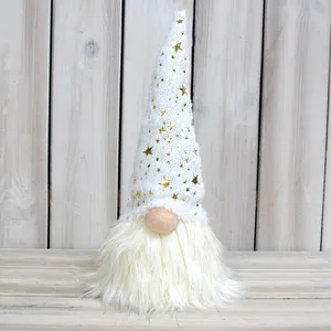 Boheng yeni noel İskandinav Swdish Tomte bebek hediyeler için Gonk Xmas LED aydınlatma Gnomes dekor ev