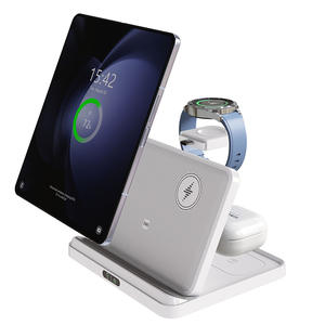 <span class=keywords><strong>Chargeur</strong></span> sans fil pliable multifonction portable 15W à charge <span class=keywords><strong>rapide</strong></span> pour <span class=keywords><strong>Samsung</strong></span>, support de charge sans fil portable 15W à charge <span class=keywords><strong>rapide</strong></span> - Product Image 3