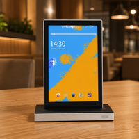 Tablette PC Android POS en forme de L de 10,1 pouces, double écran tactile, processeur Rockchip Quad Core, GSM 3G 4G Wi-Fi NFC POE RJ45, kiosque de rétroaction client