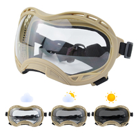 Lunettes pour chiens Anlorr à verres photochromiques, accessoires pour chiens, lunettes de soleil pour chiens de taille moyenne et grande, lunettes photochromiques pour chiens