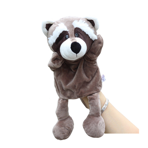 Varios animales de dibujos animados del bosque boca abierta animales de peluche marioneta de mano de felpa para niños - Product Image 3