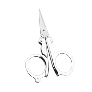 Worth Garden Decorative Accessory Multi-<strong>function</strong> Home Cutting Shears Stainless Steel Mini Hand Portable <strong>Folding</strong> Scissors - Product Image 2