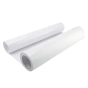 Rolo adesivo imprimível branco matte imprimível removível do vinil do pvc da impressão solvente do eco 120g/140g