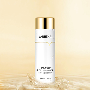 LANBENA โทนเนอร์บำรุงผิวหน้าสูตรธรรมชาติผสมทองคำ 24k และเปปไทด์ ช่วยลดเลือนริ้วรอย ขนาด 100 มล. จัดส่งฟรี - Product Image 4