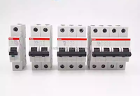 Interruptor Automático Miniatura Serie S200 de ABB, Genuino de Alta Gama, Tipo C, 6kA, Interruptor de Aire de Plástico 2P, Corriente 0.5~100A, Retardante de Llama