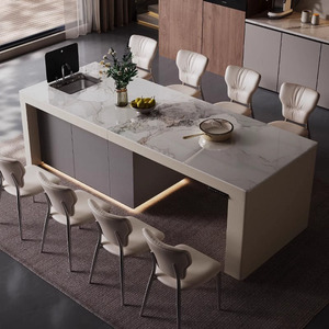 Cấp độ rút lại Nhà Bếp tích hợp bàn ăn tiên tiến đa chức năng Tấm Đá nền tảng đảo - Product Image 2