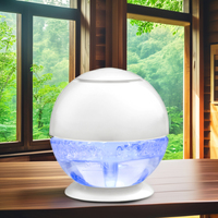 Diffuseur d'arômes essentiels sans brouillard, contrôlé par application 24h/24, avec lumière LED, alimenté par USB, en plastique, pour voiture, hôtel, maison, bureau