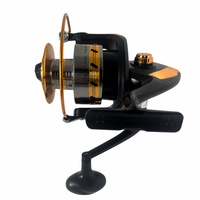 Moulinet de pêche spinning taille 1000 grande capacité rapport de réduction 4.1 bobine en aluminium 3 roulements à billes eau salée surf bateau vente en gros