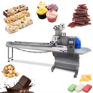 Máquina Empacadora Comercial de Flujo Continuo para Dulces, Barras de Chocolate, Gomitas Duras, Caramelos de Algodón y Helados - Product Image 1