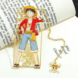 Werksgroßhandel Qualität Anime-Figur Souvenirs handgefertigte Geschenke Messing Edelstahl Anhänger Quaste Buchclip