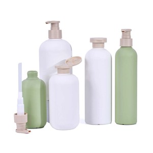 Biểu Tượng Tùy Chỉnh 8Oz Kem Dưỡng Da Kem Jar Sinh Thái Thân Thiện 250Ml 300Ml 400Ml 16Oz Màu Xanh Lá Cây Ép Nhựa HDPE Chai Dầu Gội Đầu - Product Image 4