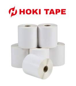 Rollo de etiquetas térmicas 78X100 Pegatinas adhesivas impresas para un embalaje etiquetado térmico eficiente No se requiere tinta - Product Image 4