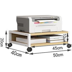 Support d'imprimante JH-Mech sur roulettes, support d'imprimante sous le bureau, design unique, robuste, multifonctionnel, pour <span class=keywords><strong>tablette</strong></span> et imprimante - Product Image 2