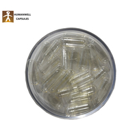 Capsules de gélatine vides transparentes personnalisées, tailles 000, 00, 0, 1, 2, 3, 4, 5