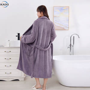Wholesale Custom Luxury Hotel <strong>Soft</strong> Bath Robe <strong>Pyjama</strong> Bathroom Spa Robe Elegante Cheap Sleepwear Robe <strong>Pyjama</strong> for Women - Product Image 2