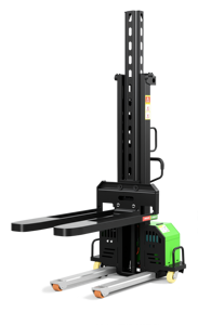 Apilador Semieléctrico de 500 kg con Autocarga, Desplazador Lateral Eléctrico, Altura de Elevación de 1.3 m con Certificado CE - Product Image 3