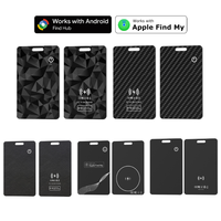 Traceur intelligent ultra-fin compatible avec Apple Find My pour AirTag, dispositif anti-perte en plastique durable