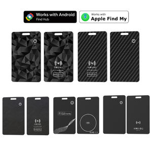 Traceur intelligent ultra-fin <span class=keywords><strong>compatible</strong></span> avec Apple Find My pour <span class=keywords><strong>AirTag</strong></span>, dispositif anti-perte en plastique durable - Product Image 1