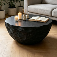 Table basse en pierre de style Wabi-Sabi, motif rocheux, moderne et simple, pour salon, meubles de maison