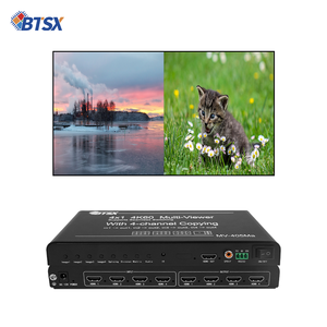 Commutateur sans couture Bitvisus 4K60Hz, séparateur matriciel <span class=keywords><strong>HDMI</strong></span>, 12 modes de division, multi-viseur, 1x2, <span class=keywords><strong>1x3</strong></span>, 1x4, 2x2, contrôleur de mur vidéo - Product Image 2