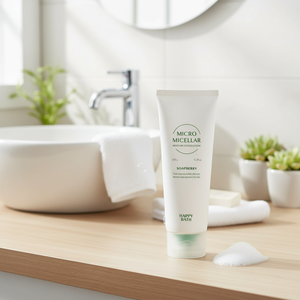 Happy Bath 150g Micro Micellar Soapberry Mousse nettoyante Nettoyant pour le visage de bonne qualité - Product Image 3