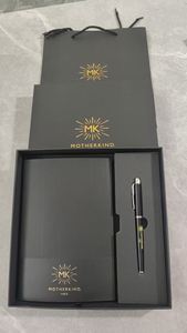 Articles cadeaux de luxe promotionnels en gros, carnet A5 en cuir, journal personnalisé, agenda de bureau, ensemble cadeau d'entreprise avec stylo - Product Image 4