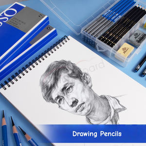 Ensemble de crayons à dessin en bois noir 2H 2B HB - Marque <span class=keywords><strong>PICASSO</strong></span> - Product Image 5