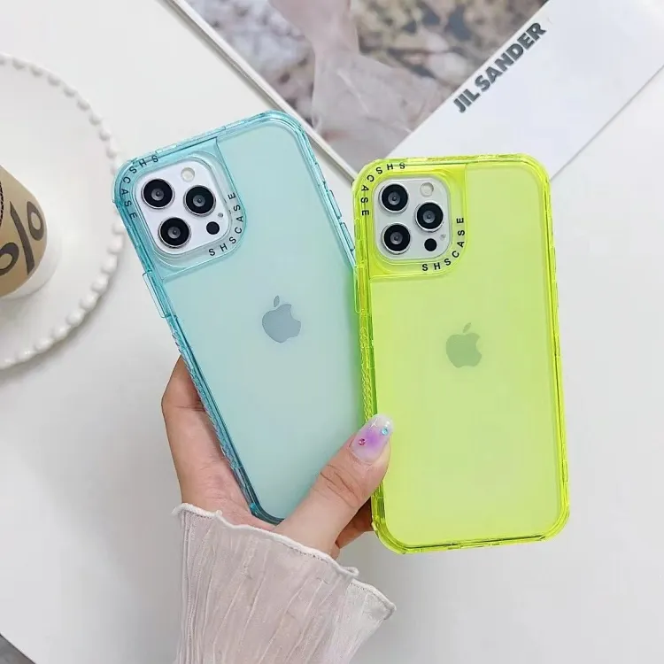 جراب الهواتف المحمولة من Dream بإطار ثلاثة في واحد بنفس اللون ونظام ألوان شفاف لهواتف iPhone وSamsung وXiaomi