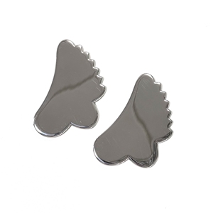 กัวชาสแตนเลส304หน้าโลหะสีเงินบรรเทาความเหนื่อยล้า - Product Image 5