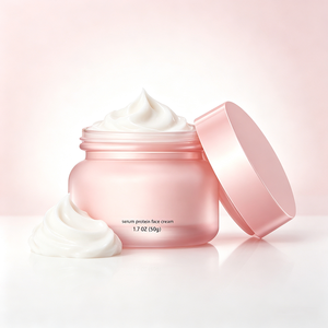 Sérum hydratant, crème pour le visage à base de protéines, crème hydratante pour le visage, convient aux peaux sèches, peaux mixtes sèches, soin de la peau avant le maquillage - Product Image 1