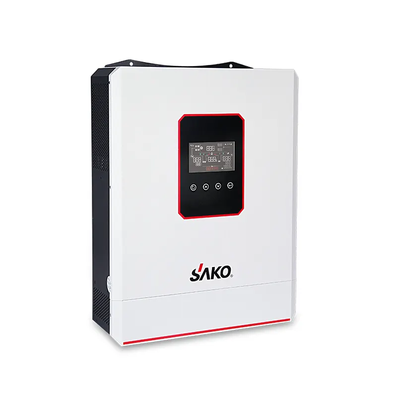 Sako Sunon-Eco Pure Sine Wave Dual Dc to Ac Home Power 48V10Kva On Off Grid Tie 10KwMpptハイブリッドソーラーインバーターメーカー