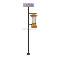 Lampe Solaire LED Extérieure Étanche Anti-Moustiques pour Jardin et Pelouse, Contrôle des Nuisibles Agricoles et Insecticide