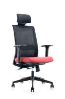 Chaise de bureau ergonomique haut de gamme en mesh avec soutien lombaire et fonctions réglables