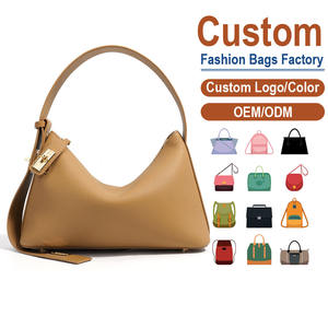 Sac à main pour femme en cuir véritable souple de luxe vintage de haute qualité, fermeture éclair, bandoulière unique - Fabricant OEM/ODM Togo - Product Image 1