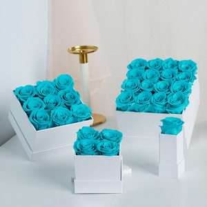 AYOYO OEM Rose Square Box Eternal Flower Valentine's Day Holding Bucket Rose Flower Box <strong>Gift</strong> Mother's Day - Product Image 2