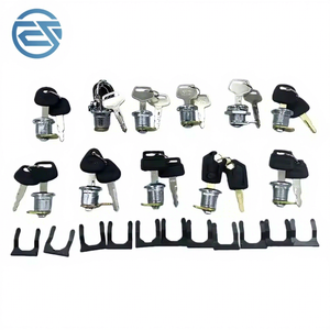 Cylindre de serrure de porte latérale de haute qualité pour excavatrices Hit-achi, Sumito-mo, Hyu-ndai, <span class=keywords><strong>Kom</strong></span>-/atsu - Product Image 1
