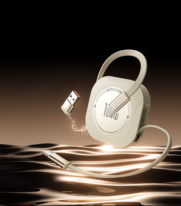 Nuevo Modelo 2026, Cable <span class=keywords><strong>de</strong></span> Datos <span class=keywords><strong>de</strong></span> 100W, A+C a C, Cable <span class=keywords><strong>de</strong></span> Carga Rápida con Cable Retráctil para Teléfonos Android - Product Image 3