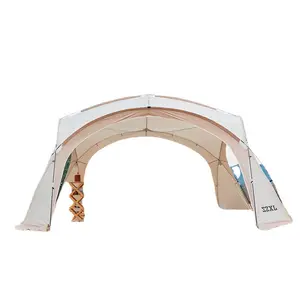 Guarda-chuva dobrável personalizado para acampamento ao ar livre, cobertura portátil, cabana pop-up inflável, abrigo e sombra, barraca de praia