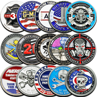 Moneda Conmemorativa Personalizada de Metal Fundido a Presión, Grabada, Pulida, Esmaltada (Dura o Blanda), Impresa en Offset, Chapada
