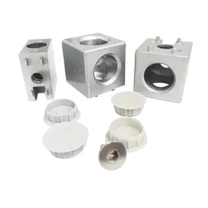 2 Way 3 Way Connector Drieweg Hoekbeugel Connectoren Vierkante Buis Hoekblok Voor T Slot Aluminium Profiel