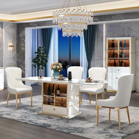 Buffet de cuisine design moderne, meuble de salle à manger, meuble de rangement de luxe en bois avec miroir