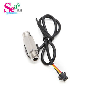 SEA DIJIANG ZJ-B16-S Medidor de Flujo de Acero Inoxidable de Alta Calidad con Sensor de Flujo de Turbina de Efecto Hall de 24VDC y 1/4'' OEM/ODM - Product Image 1