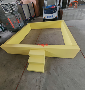 Classique rouge rose jaune <span class=keywords><strong>beige</strong></span> bleu enfants fête équipement d'intérieur événement location de grande 8ft 10ft 16ft soft play ball pit ball pool - Product Image 4