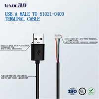 Cable de Conexión USB 2.0 a Macho 51021-04 Hecho a Medida