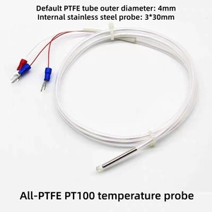 Thiết bị điện tử thông minh PTFE PT100 <span class=keywords><strong>thermistor</strong></span> k-loại cảm biến nhiệt độ 0.5C độ chính xác nhanh chóng kết nối chấm dứt không thấm nước - Product Image 3