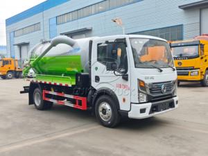 Dongfeng D6 Vacuum Tank Truck 5m³ with Italy Jurop Vacuum Pump, Powerful Suction for Sewage and Fecal, Factory Competitive Price - Product Image 6